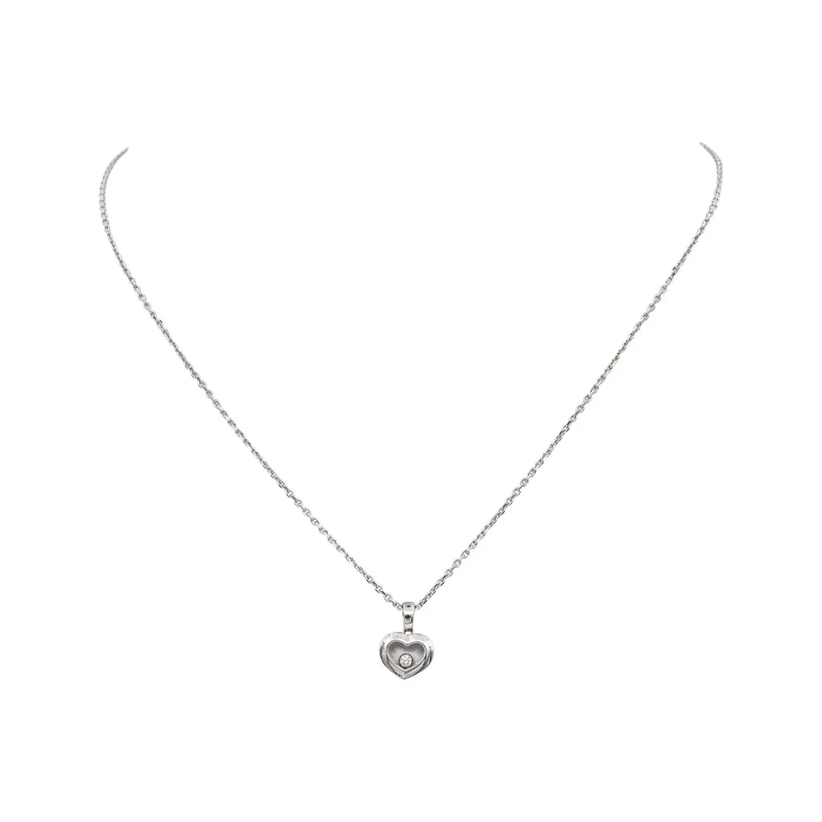Chopard Collier Or blanc Diamant – Image 4