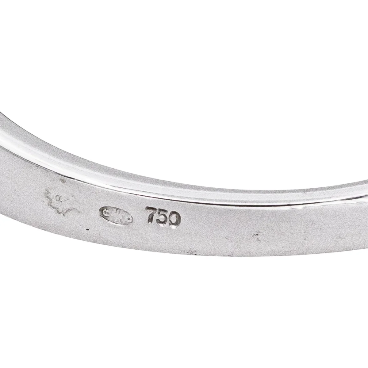 Bague Bandeau Or blanc Diamant – Image 8