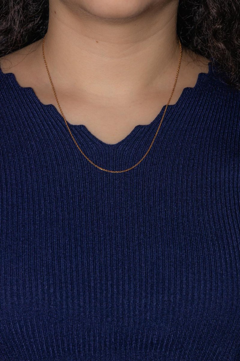 Collier Chaîne Or rose – Image 3