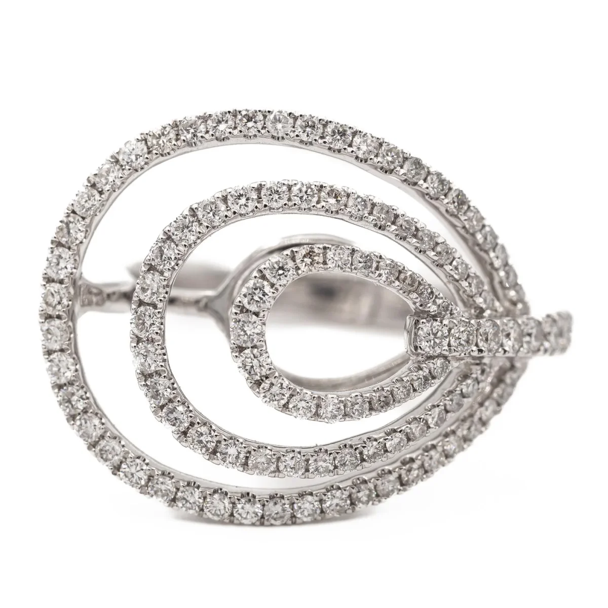 Djula Bague Or blanc Diamant