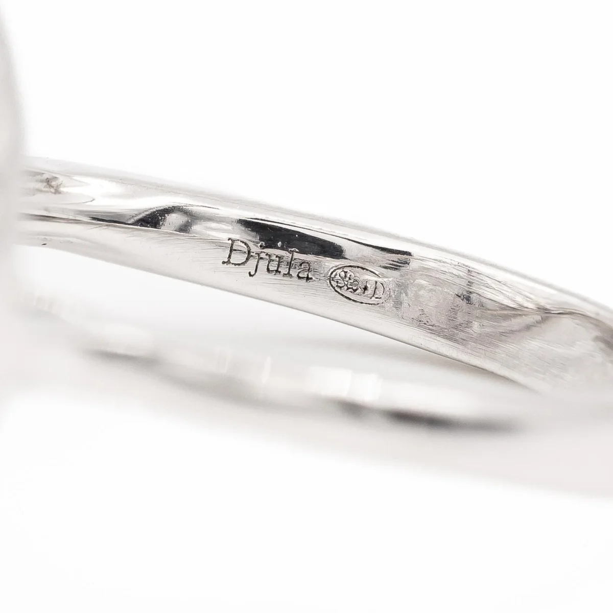 Djula Bague Or blanc Diamant – Image 7