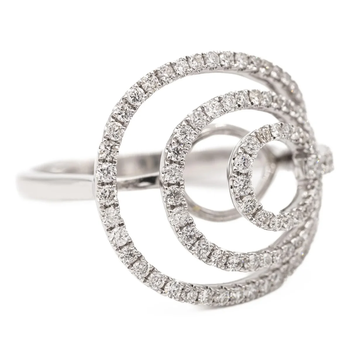 Djula Bague Or blanc Diamant – Image 8