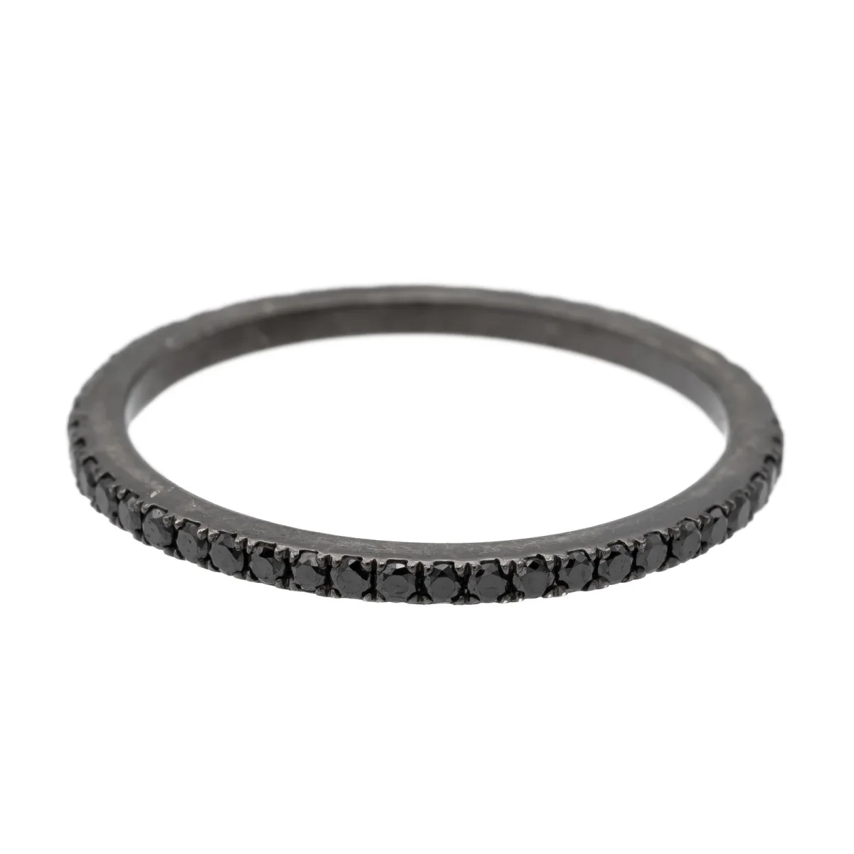 Etername Bague Pure Or noir Diamant – Image 2