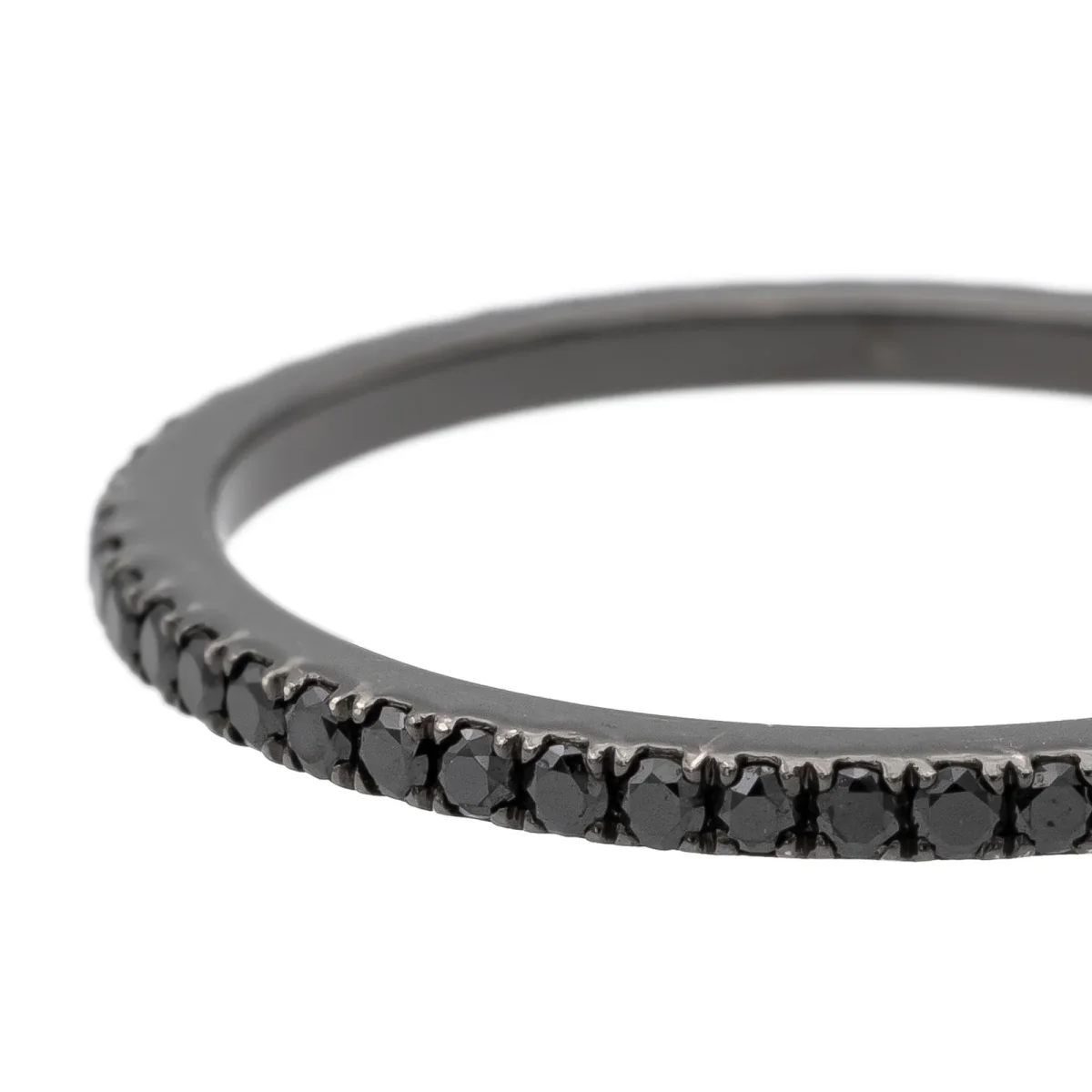 Etername Bague Pure Or noir Diamant – Image 5