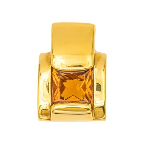 Pendentif Or jaune Citrine