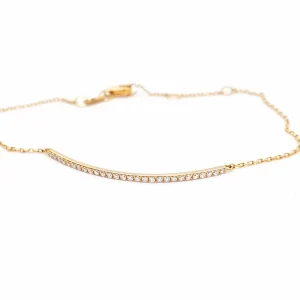 Bracelet Chaînette Or rose Diamant