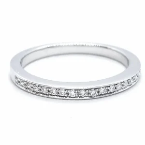 Bague Alliance Or blanc Diamant