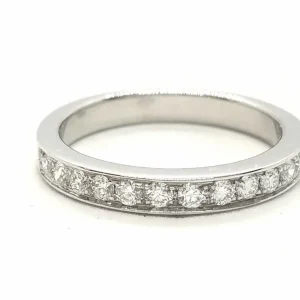 Bague Alliance Or blanc Diamant