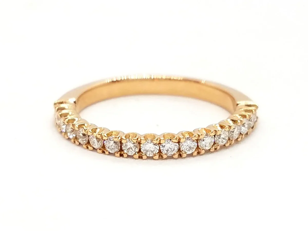 Bague Alliance Or rose Diamant