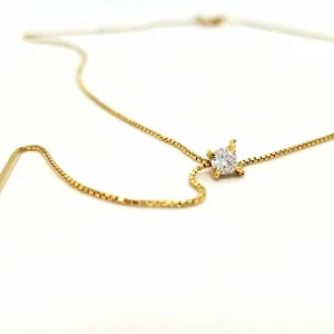 Collier Or jaune Diamant