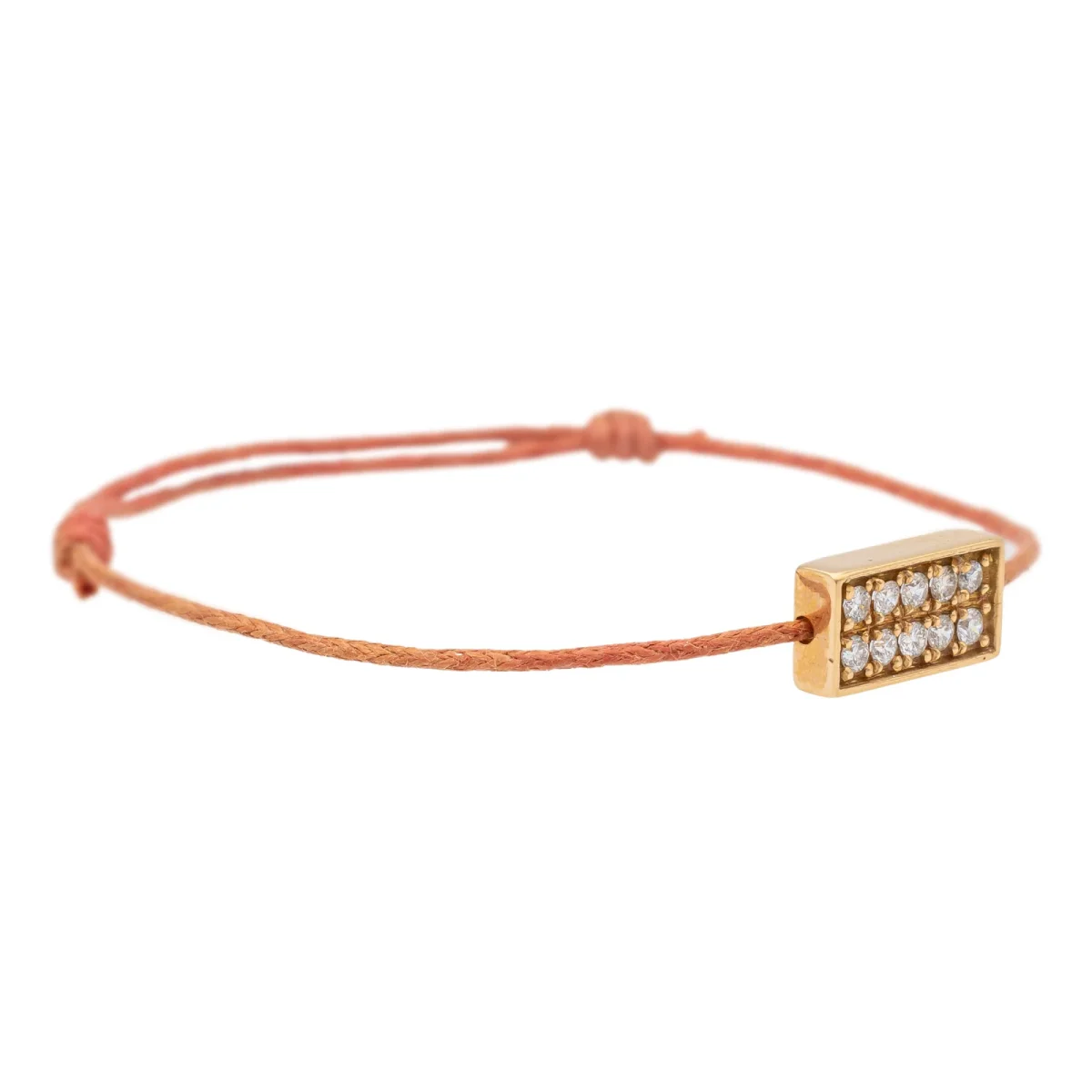 Bracelet Cordon Or rose Diamant – Image 8