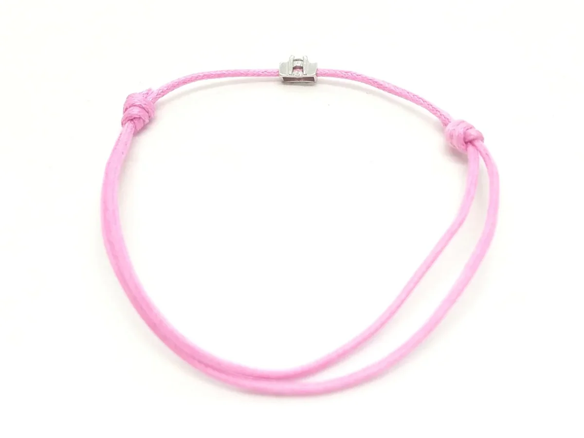 Bracelet Cordon Or blanc Diamant – Image 3