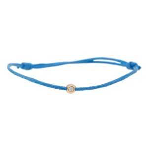 Bracelet Cordon Or rose Diamant