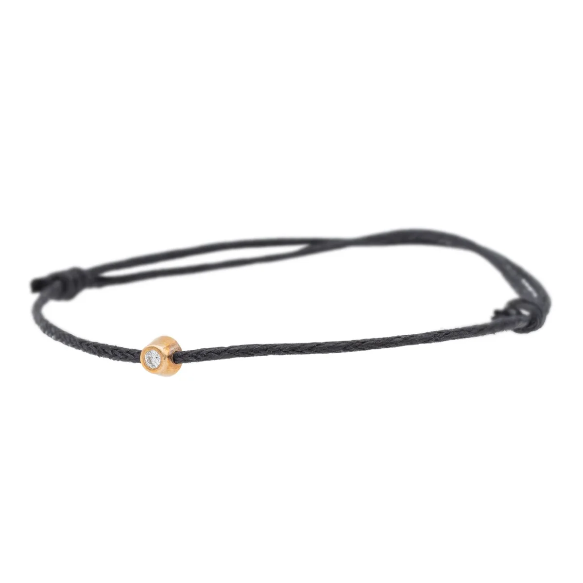 Bracelet Cordon Or rose Diamant – Image 5