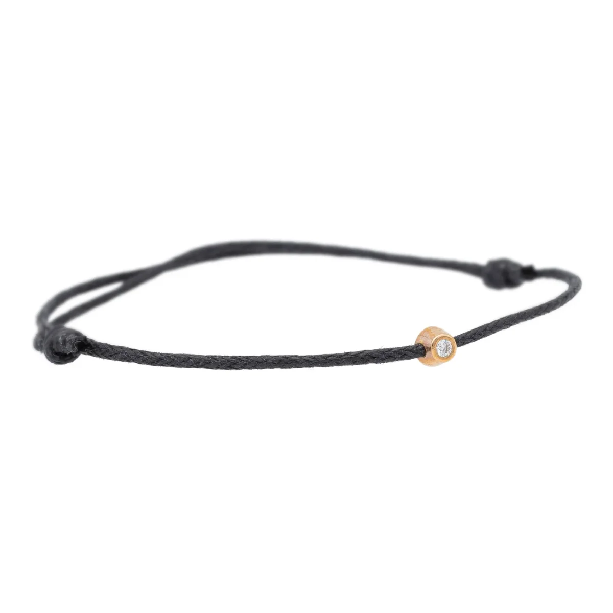 Bracelet Cordon Or rose Diamant – Image 6