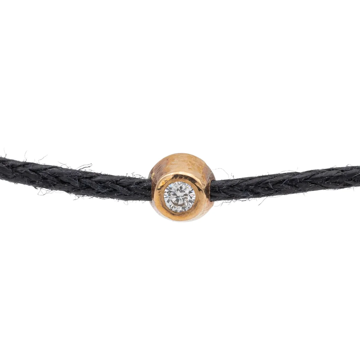 Bracelet Cordon Or rose Diamant – Image 4