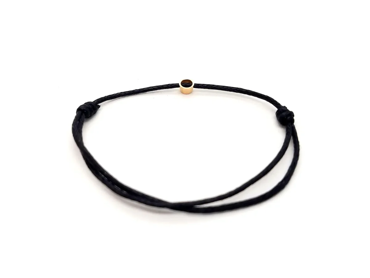 Bracelet Cordon Or rose Diamant – Image 5