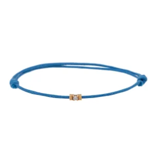 Bracelet Cordon Or rose Diamant