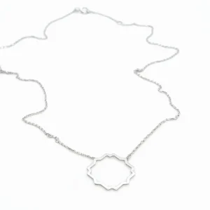 Collier Transparence Or blanc