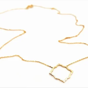 Collier Transparence Or rose