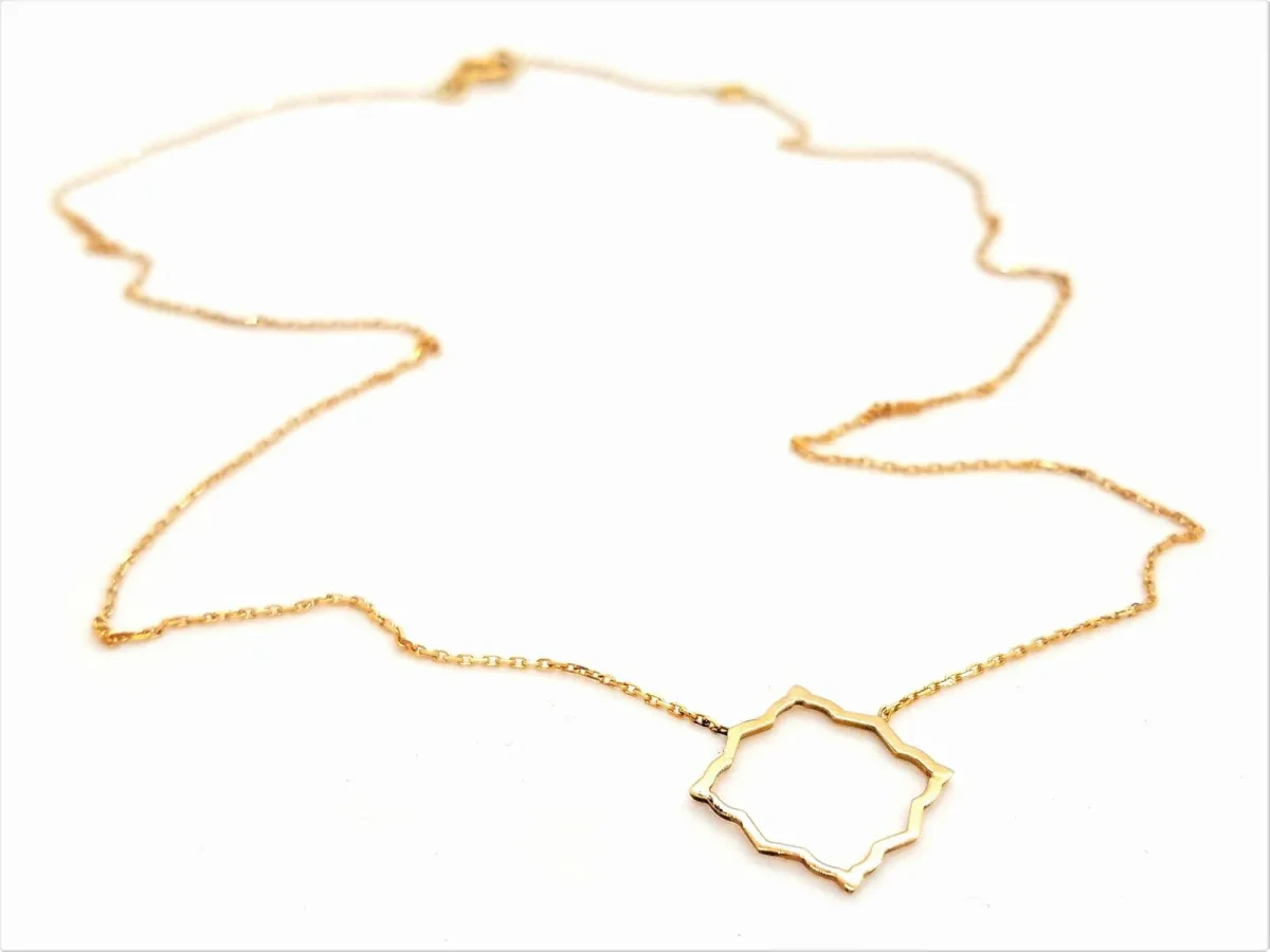 Collier Transparence Or rose – Image 2