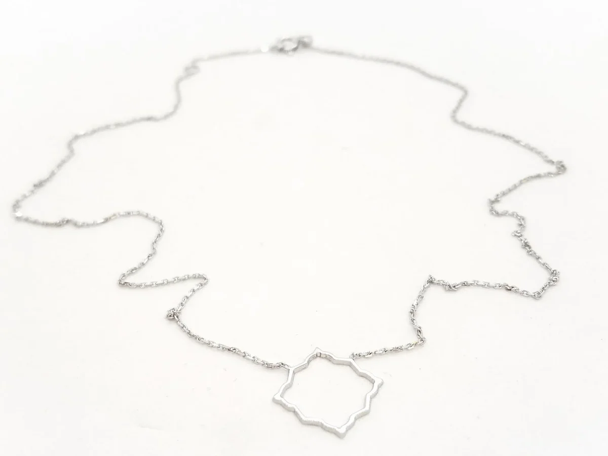 Collier Transparence Or blanc – Image 4