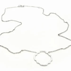 Collier Transparence Or blanc