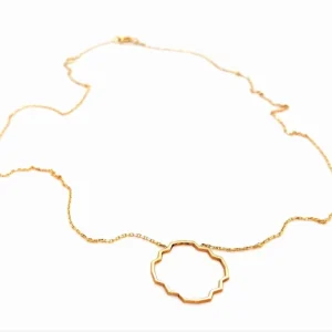 Collier Transparence Or rose