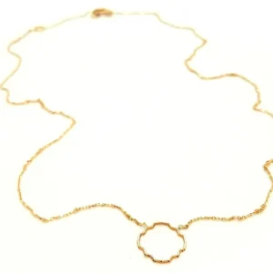 Collier Transparence Or rose