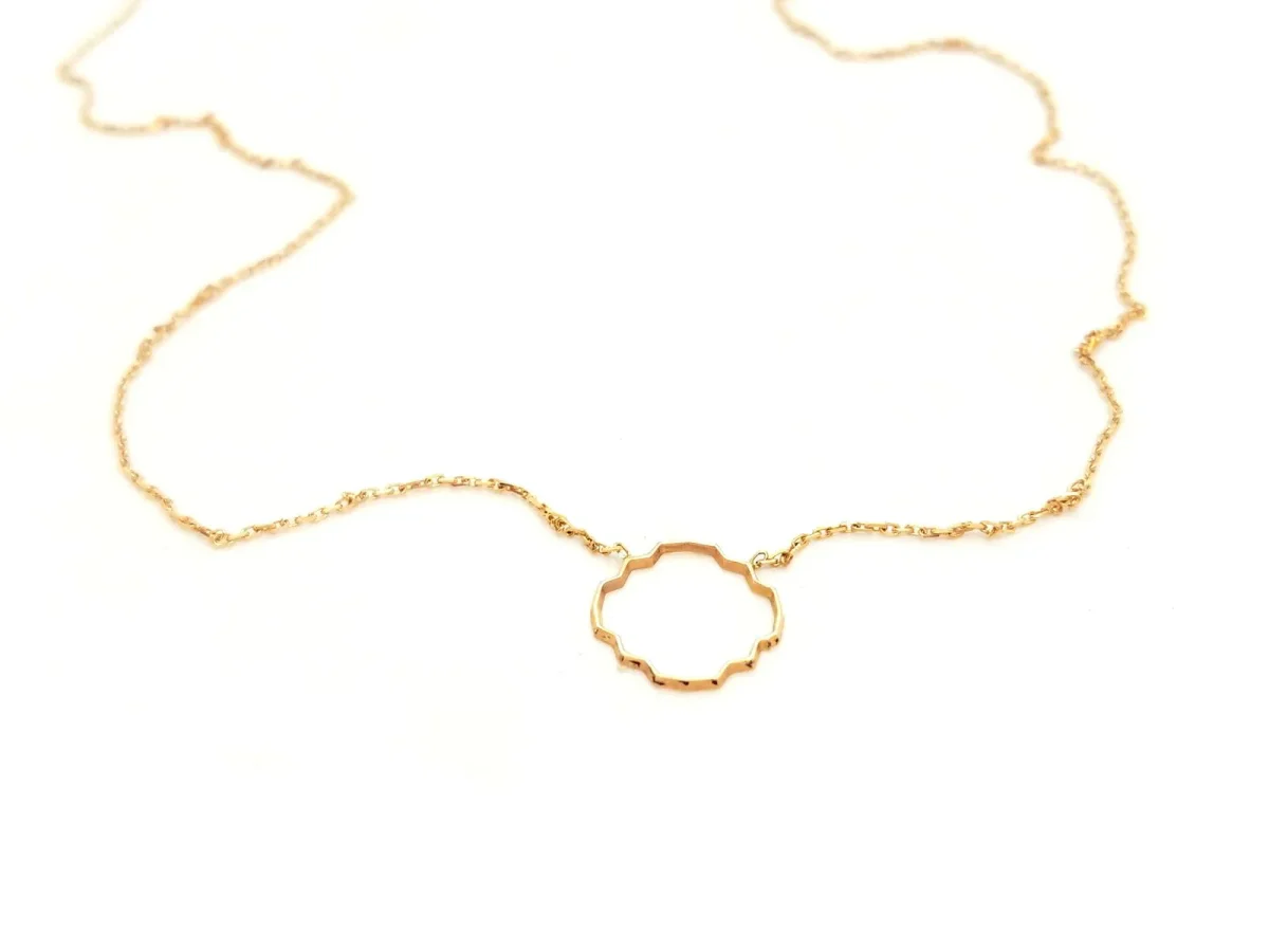 Collier Transparence Or rose – Image 3