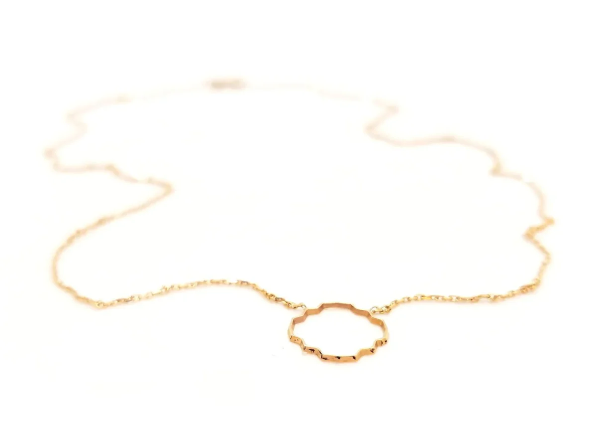 Collier Transparence Or rose – Image 4