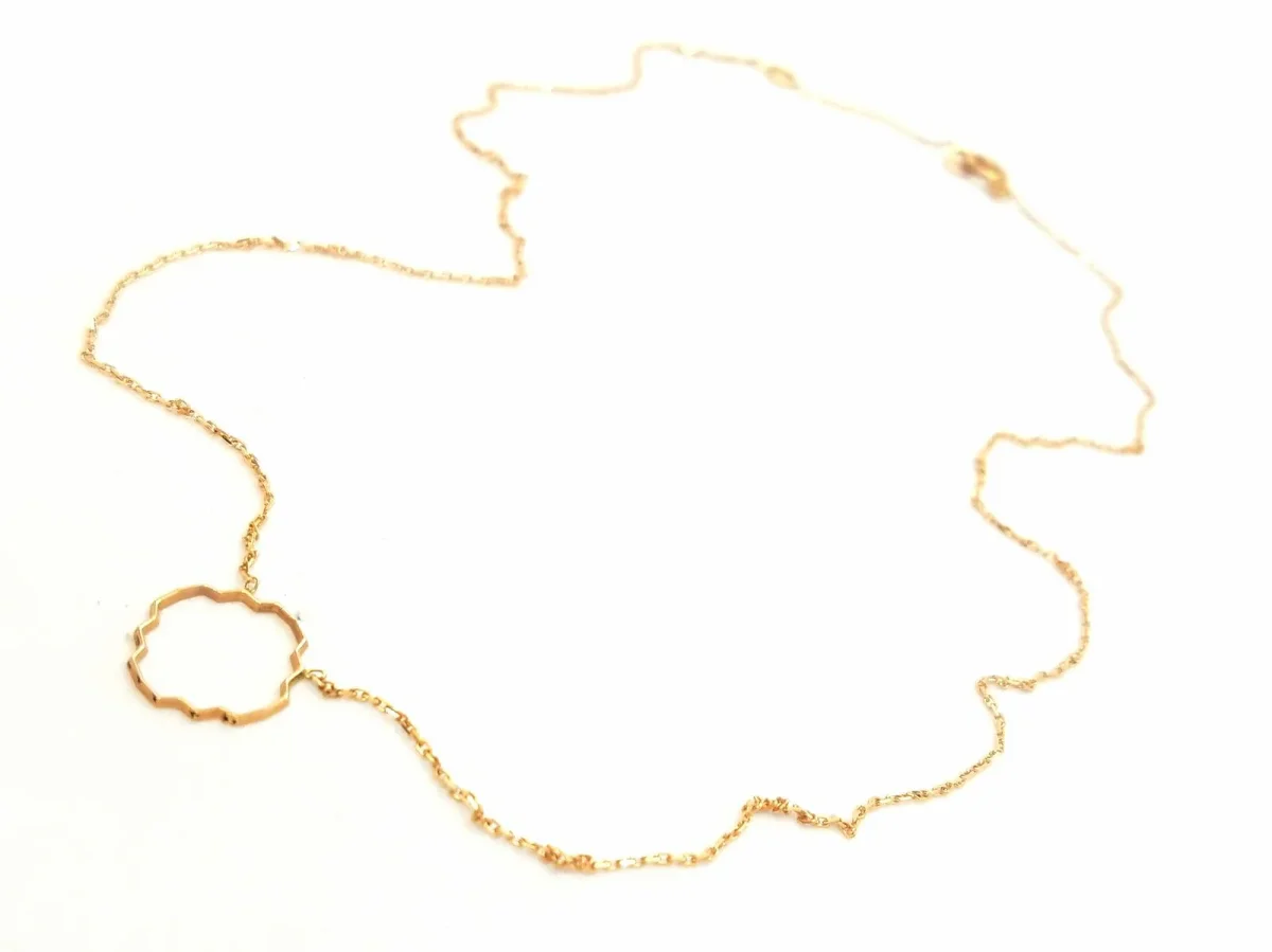 Collier Transparence Or rose – Image 5