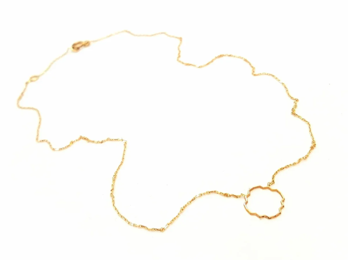 Collier Transparence Or rose – Image 6