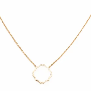 Collier Transparence Or rose