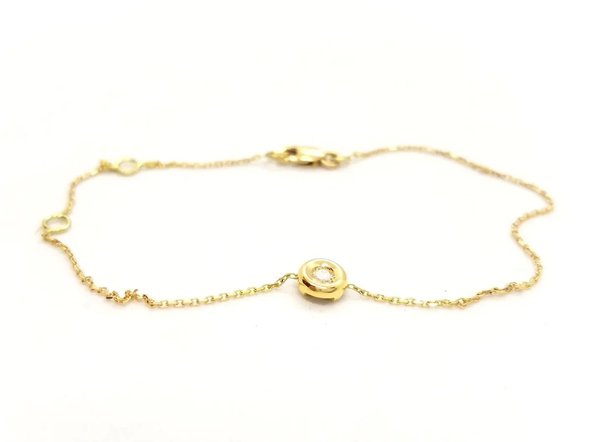 Bracelet Or jaune Diamant – Image 6