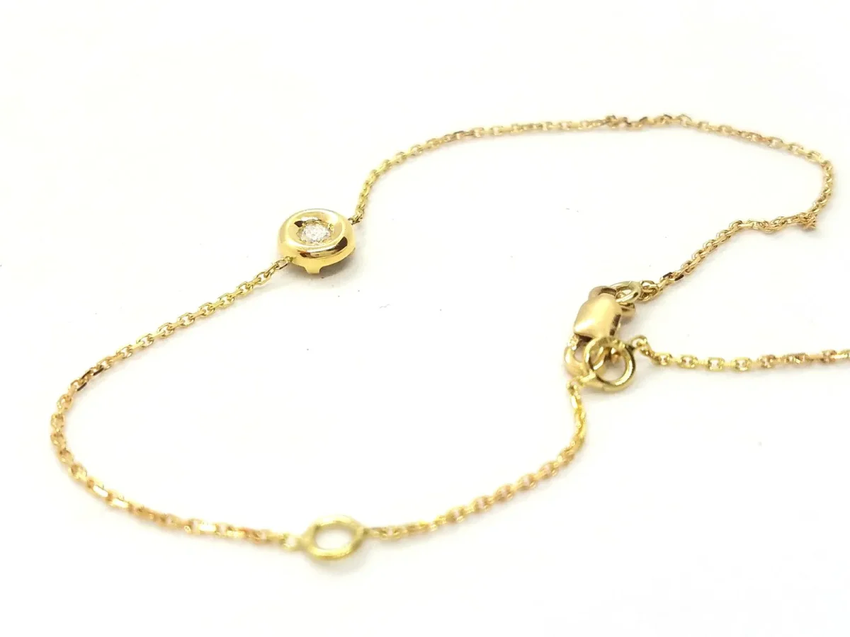 Bracelet Or jaune Diamant – Image 9