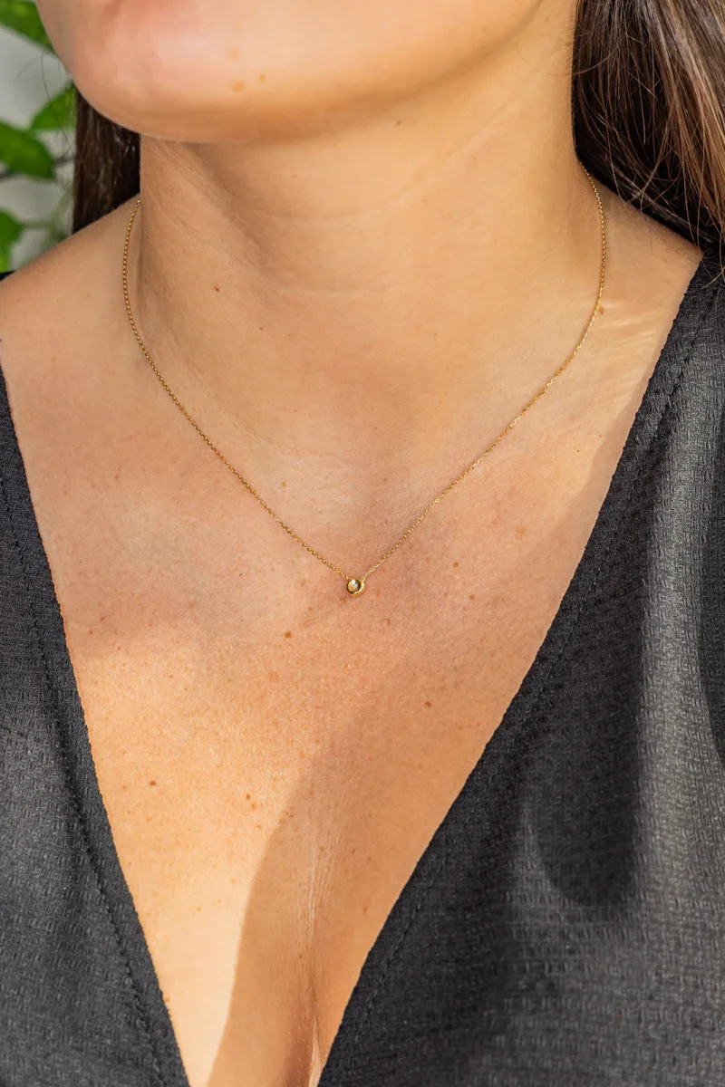 Collier Or jaune Diamant – Image 3