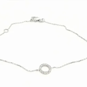 Bracelet Graphique Or blanc Diamant