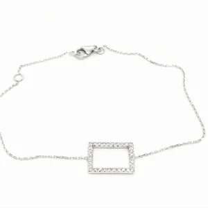 Bracelet Graphique Or blanc Diamant