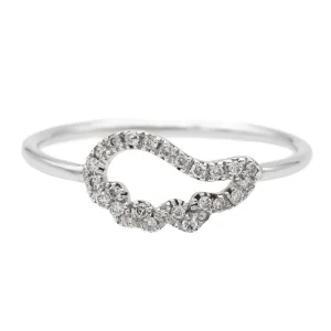 Bague Aile d'ange Or blanc Diamant