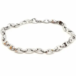 Bracelet Maille Or blanc