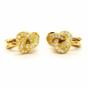 Boucles d'oreilles Clips Or jaune Diamant