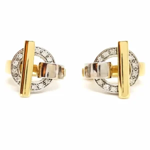 Guy laroche Boucles d'oreilles  Or jaune, Or blanc Diamant