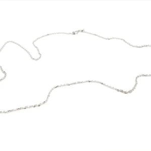 Collier Chaînette Or blanc