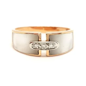 Bague Or rose Diamant