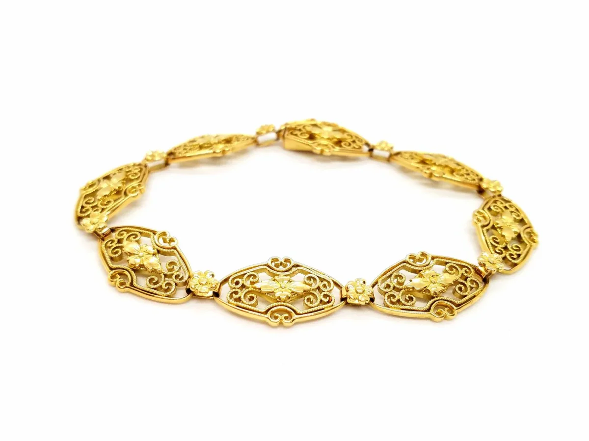 Bracelet Filigrane Or jaune