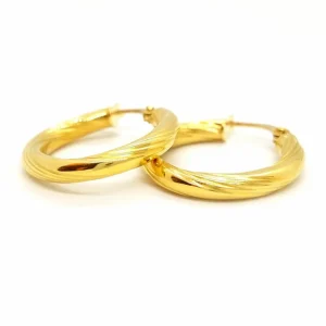 Boucles d'oreilles Créoles Or jaune