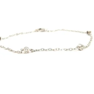 Bracelet Or blanc Diamant