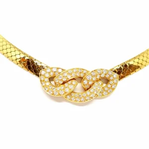 Collier Or jaune Diamant