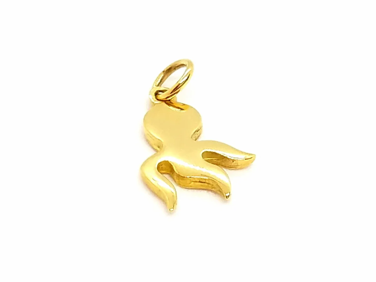 Dodo pomellato Pendentif Poulpe Or jaune